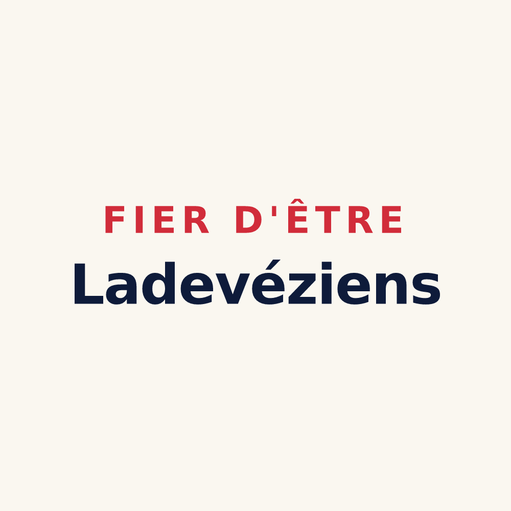 Tasse « Fier d'être Ladevéziens » — design pour Ladevèze-Ville