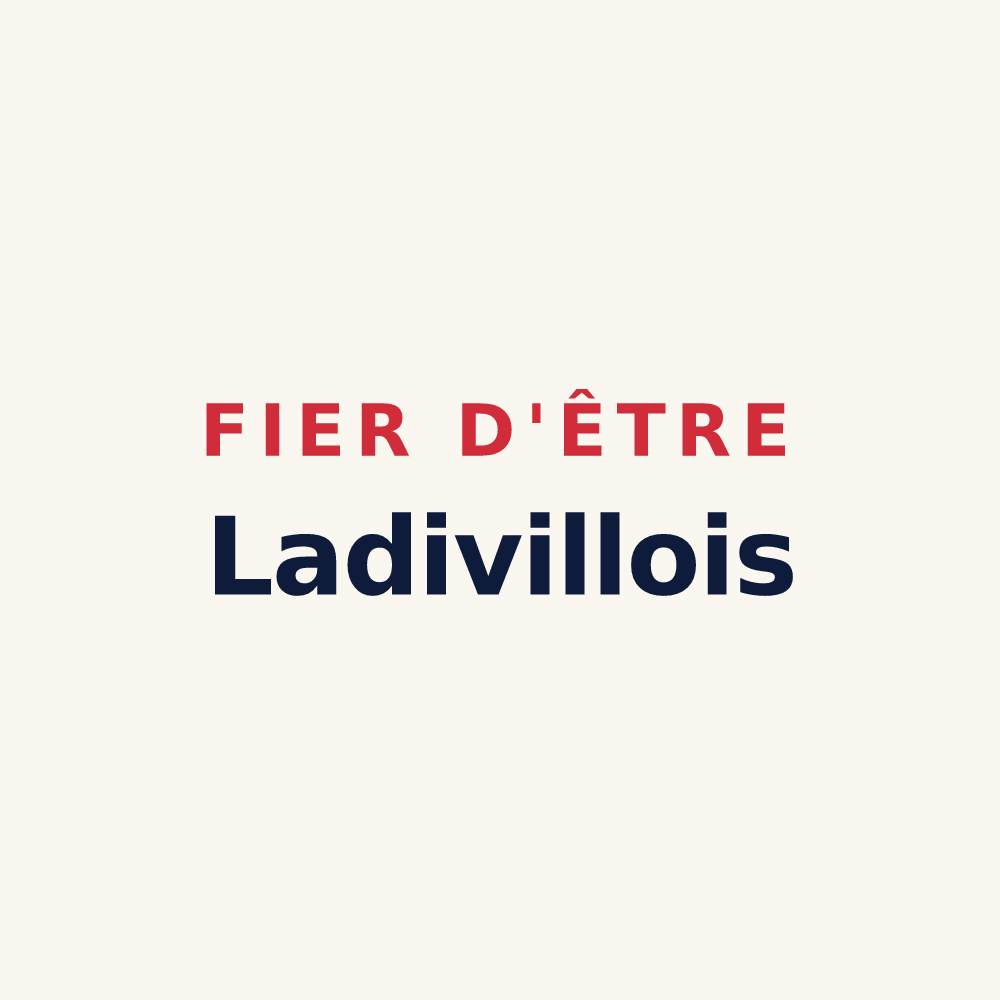 Tasse « Fier d'être Ladivillois » — design pour Ladiville