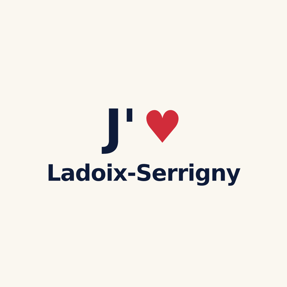 Tasse personnalisée Ladoix-Serrigny — design J'aime Ladoix-Serrigny