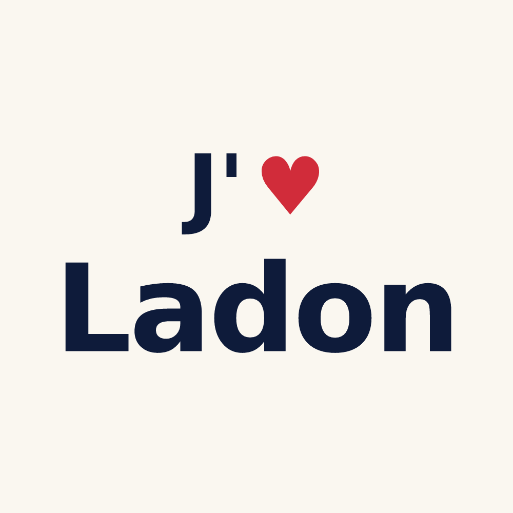 Tasse personnalisée Ladon — design J'aime Ladon
