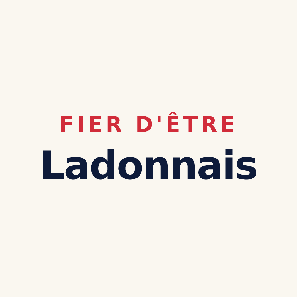 Tasse « Fier d'être Ladonnais » — design pour Ladon
