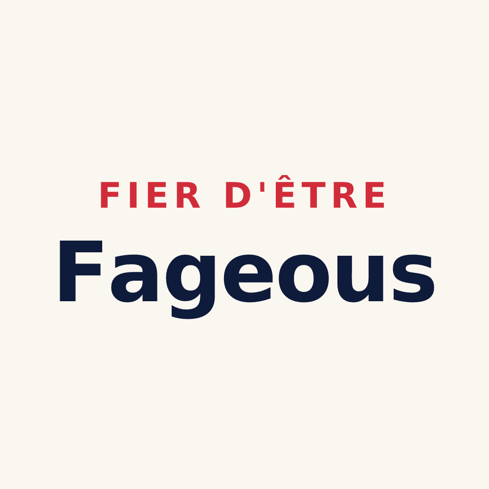 Tasse « Fier d'être Fageous » — design pour Lafage-sur-Sombre