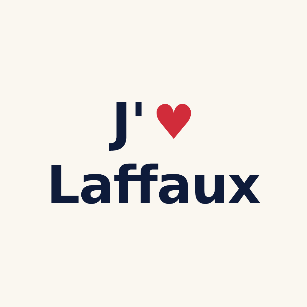 Tasse personnalisée Laffaux — design J'aime Laffaux