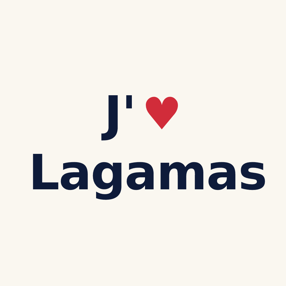 Tasse personnalisée Lagamas — design J'aime Lagamas