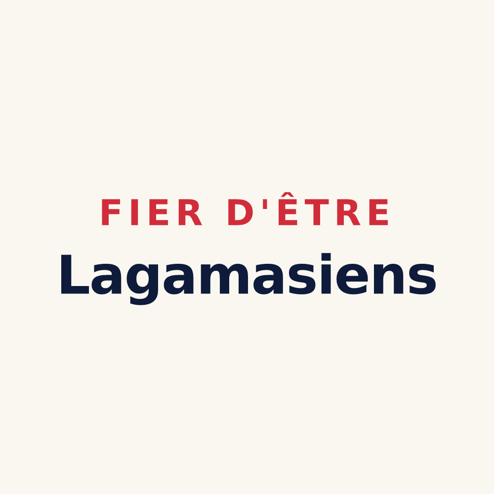 Tasse « Fier d'être Lagamasiens » — design pour Lagamas