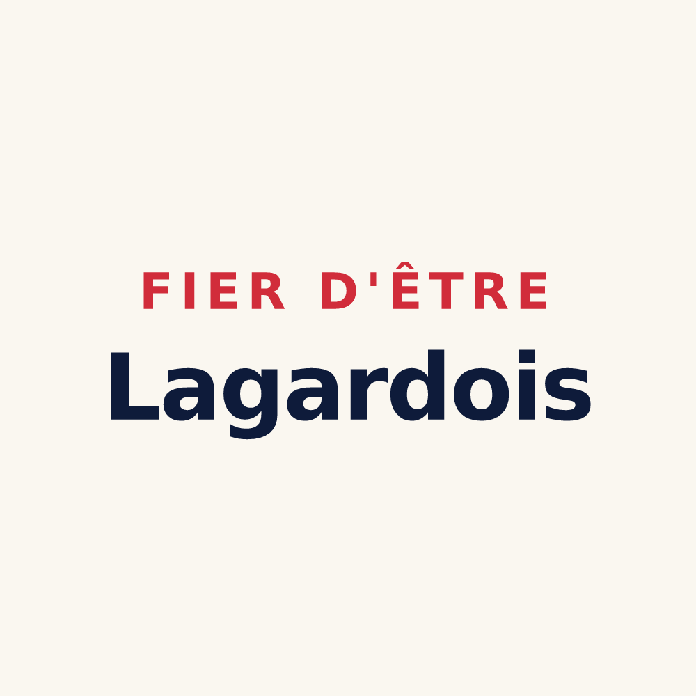 Tasse « Fier d'être Lagardois » — design pour Lagarde