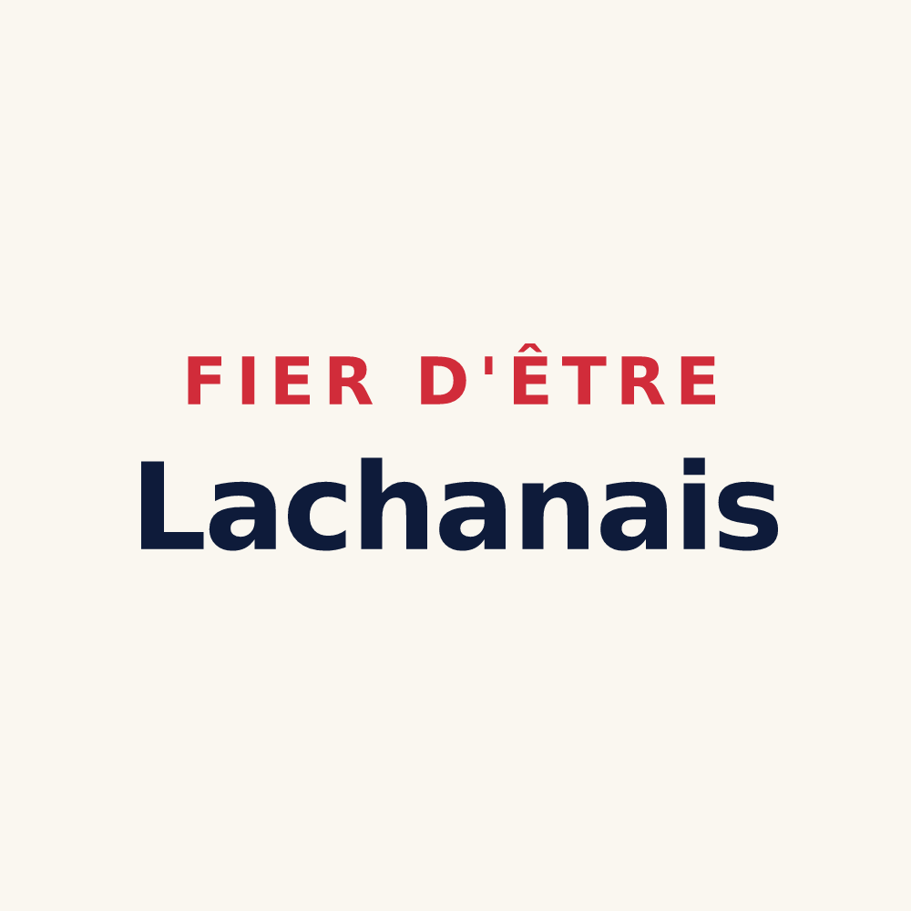 Tasse « Fier d'être Lachanais » — design pour Lagarde-Hachan