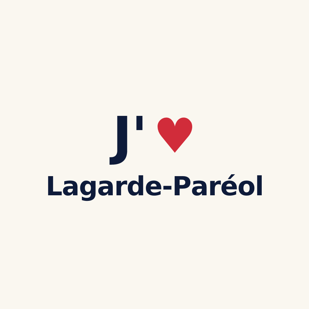 Tasse personnalisée Lagarde-Paréol — design J'aime Lagarde-Paréol