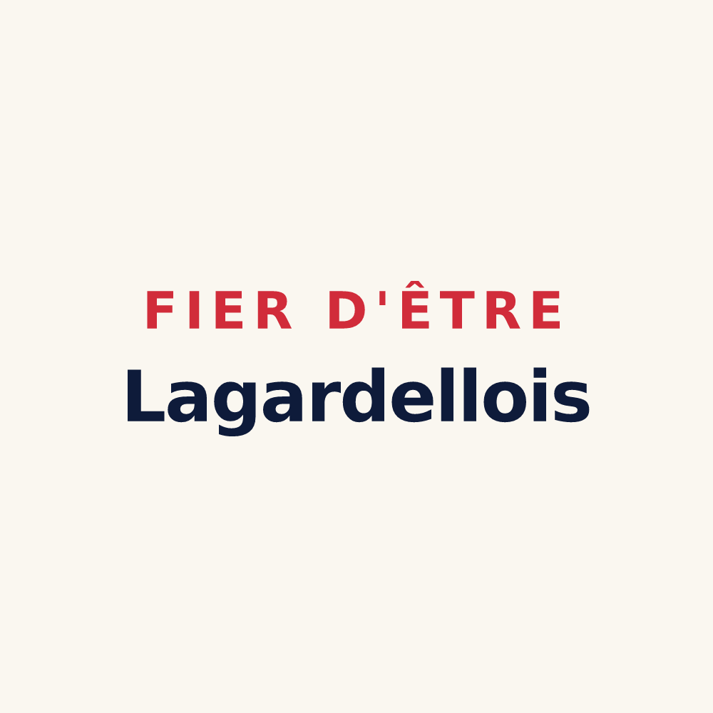 Tasse « Fier d'être Lagardellois » — design pour Lagardelle-sur-Lèze