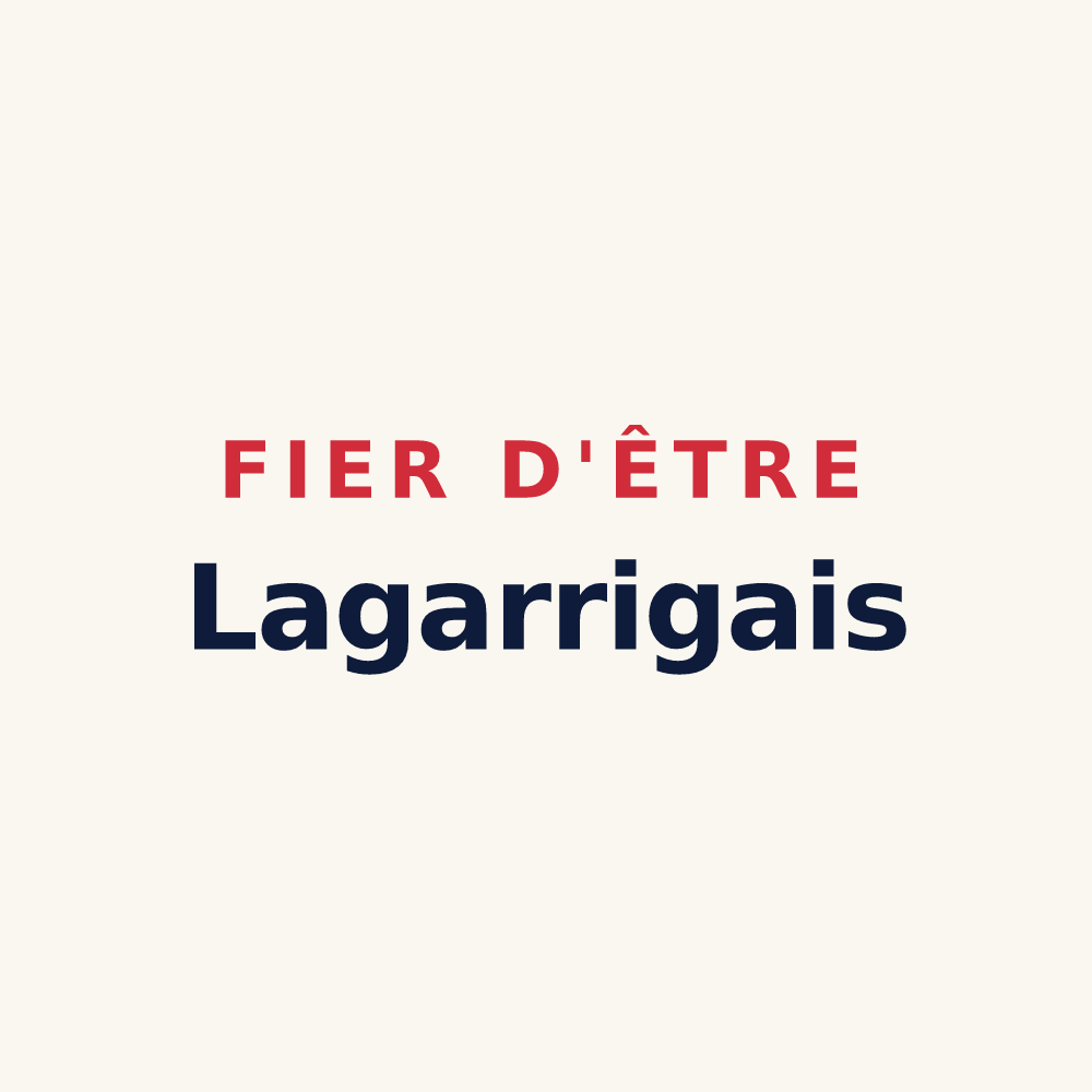 Tasse « Fier d'être Lagarrigais » — design pour Lagarrigue