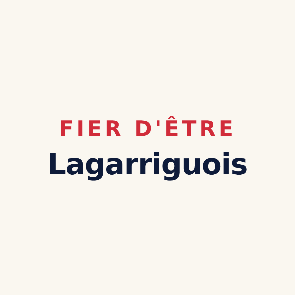 Tasse « Fier d'être Lagarriguois » — design pour Lagarrigue