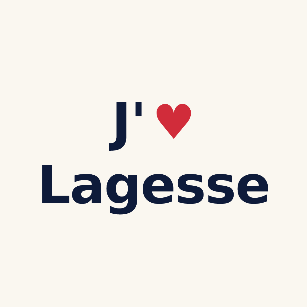 Tasse personnalisée Lagesse — design J'aime Lagesse