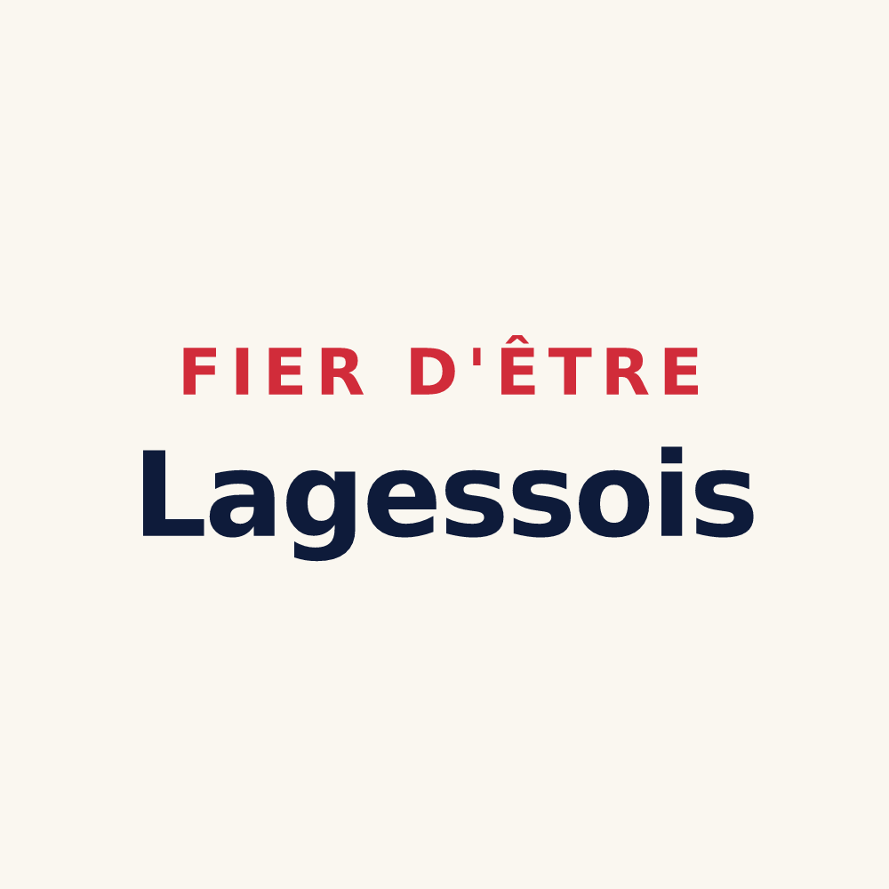 Tasse « Fier d'être Lagessois » — design pour Lagesse