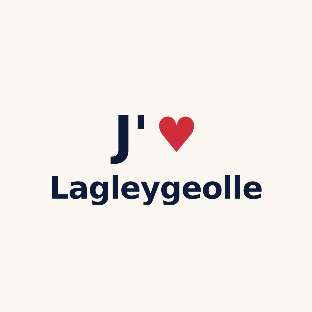 Tasse personnalisée Lagleygeolle — design J'aime Lagleygeolle