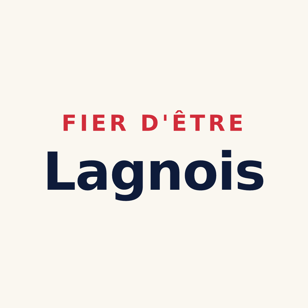 Tasse « Fier d'être Lagnois » — design pour Lagnes
