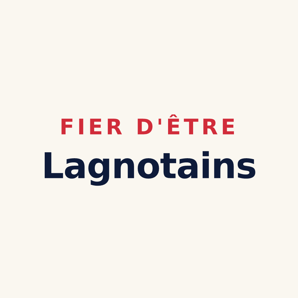 Tasse « Fier d'être Lagnotains » — design pour Lagney