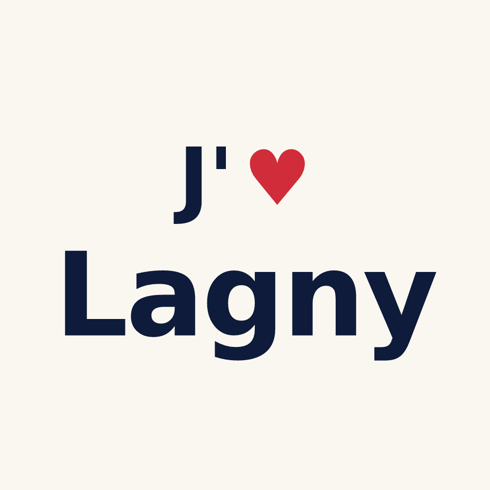 Tasse personnalisée Lagny — design J'aime Lagny