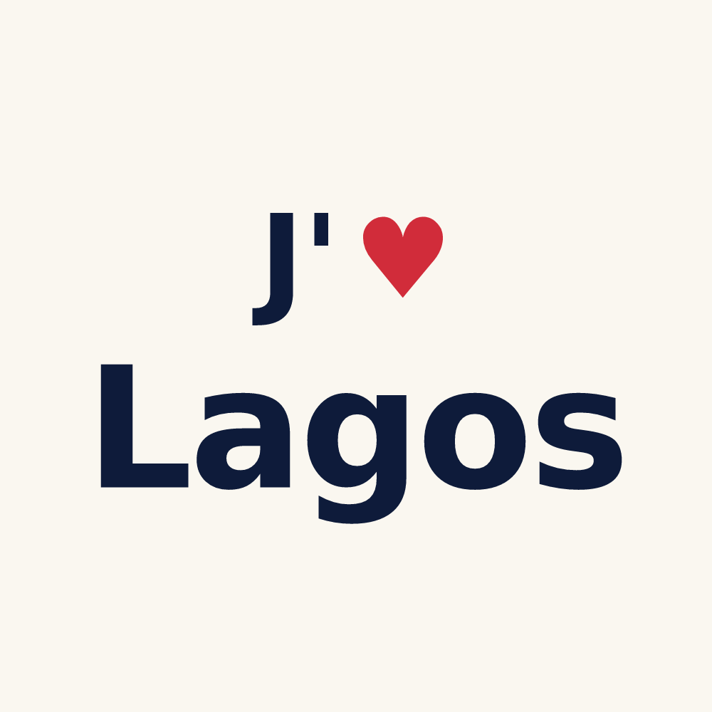 Tasse personnalisée Lagos — design « J'aime Lagos » imprimé sur la tasse