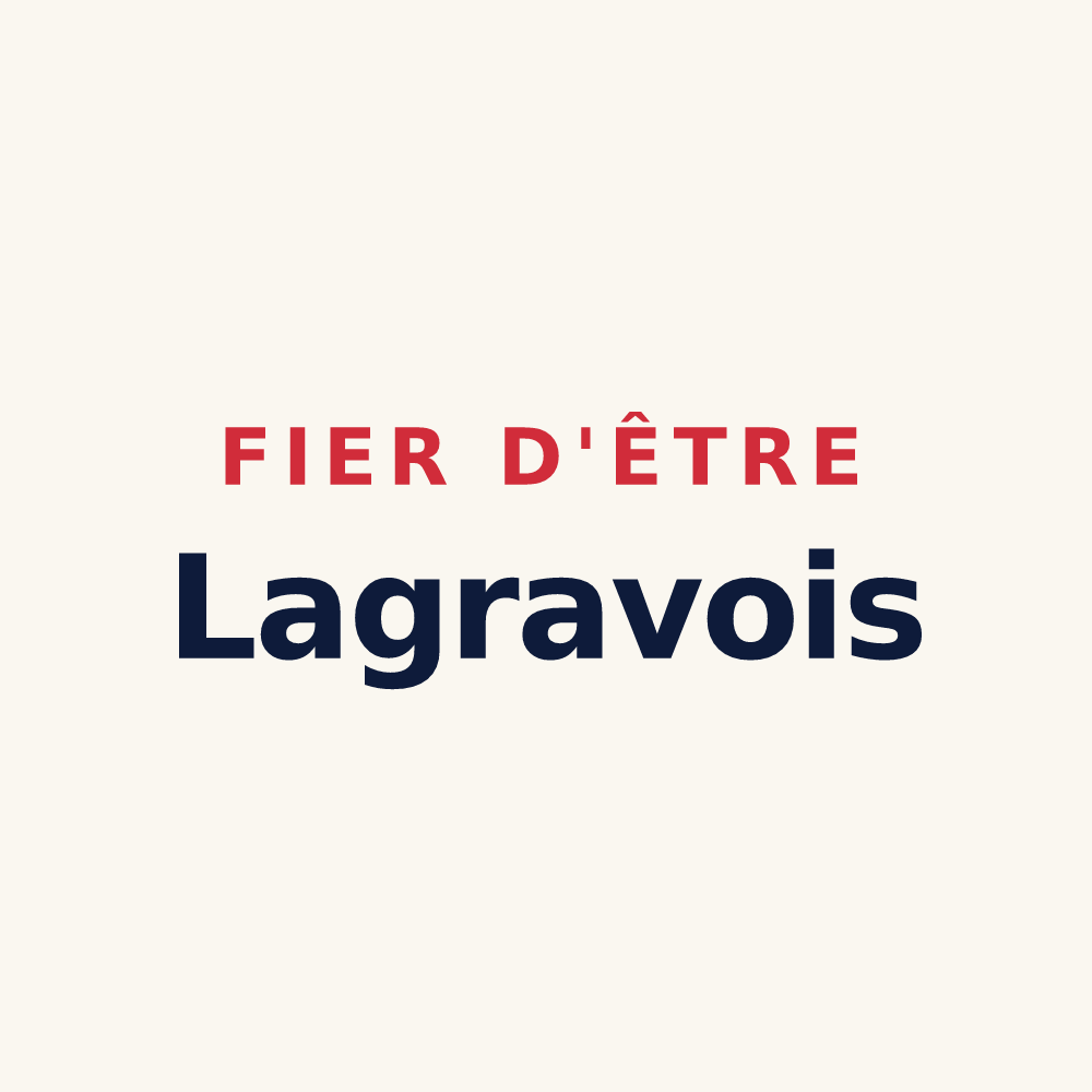 Tasse « Fier d'être Lagravois » — design pour Lagrave