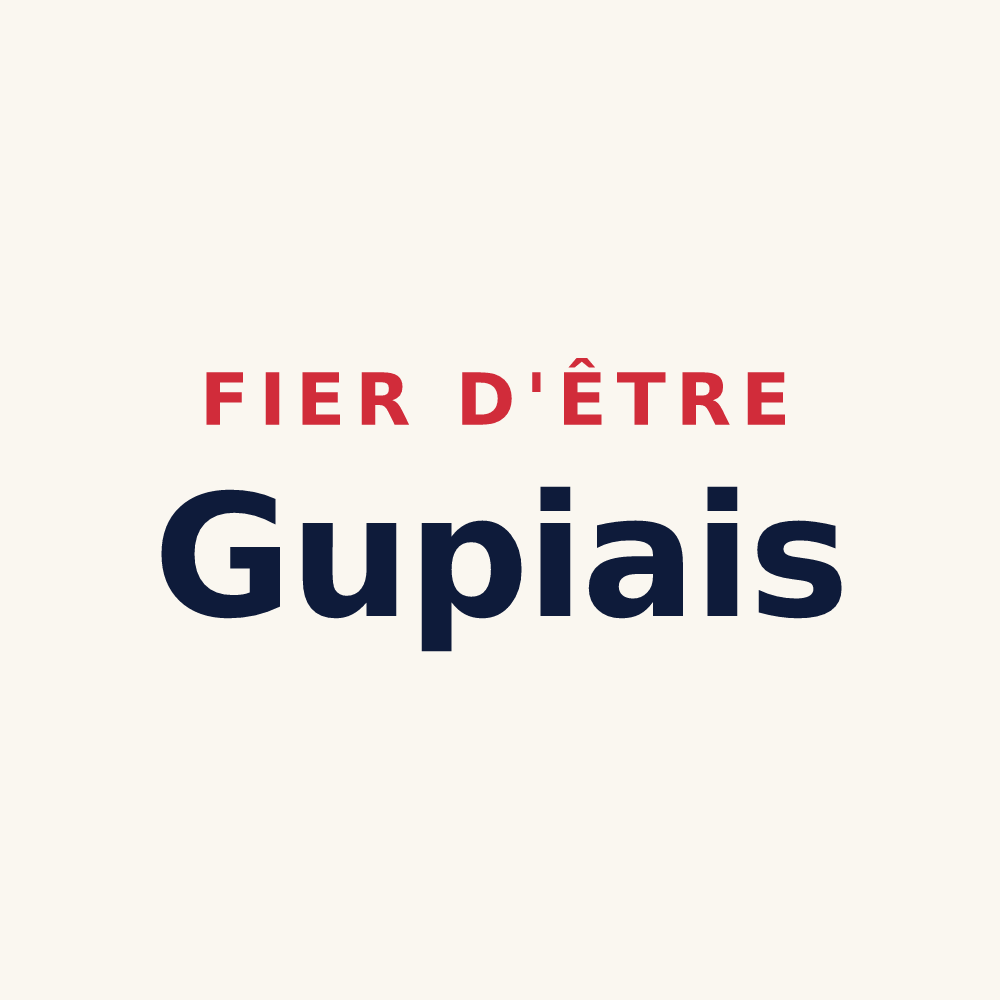 Tasse « Fier d'être Gupiais » — design pour Lagupie