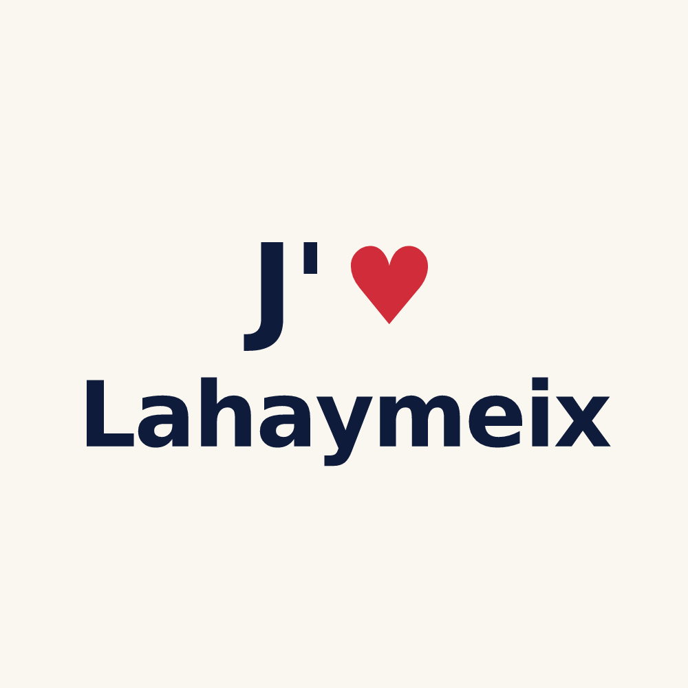 Tasse personnalisée Lahaymeix — design J'aime Lahaymeix