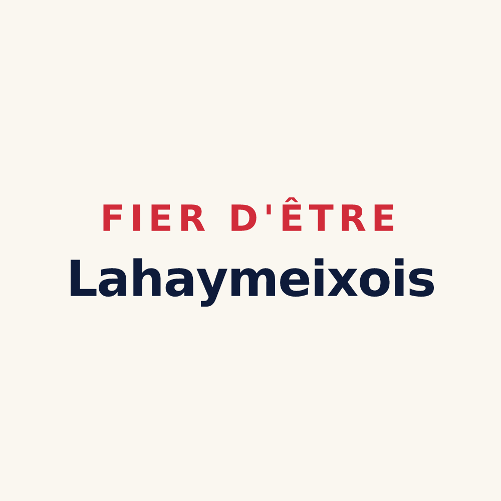 Tasse « Fier d'être Lahaymeixois » — design pour Lahaymeix