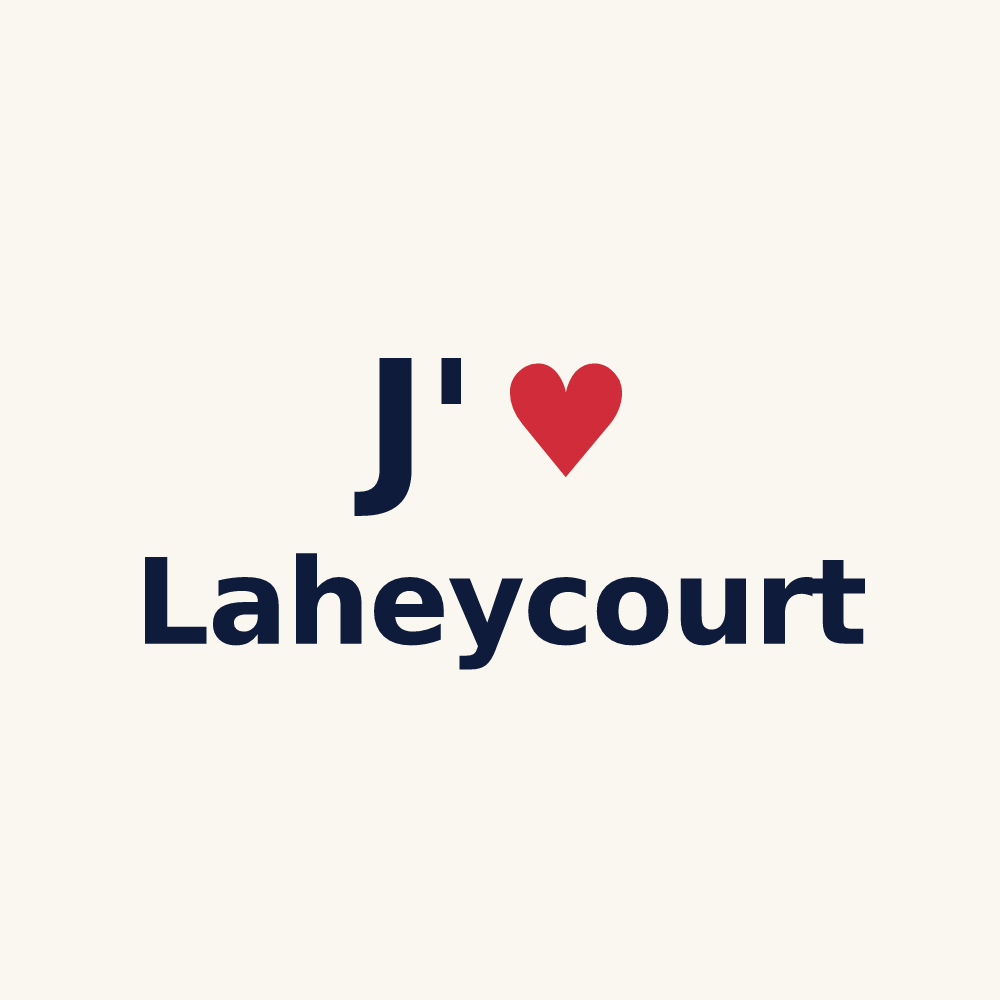 Tasse personnalisée Laheycourt — design J'aime Laheycourt