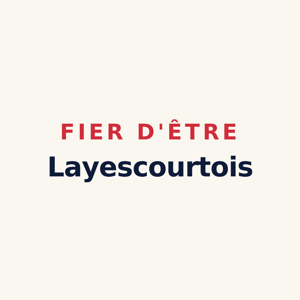 Tasse « Fier d'être Layescourtois » — design pour Laheycourt