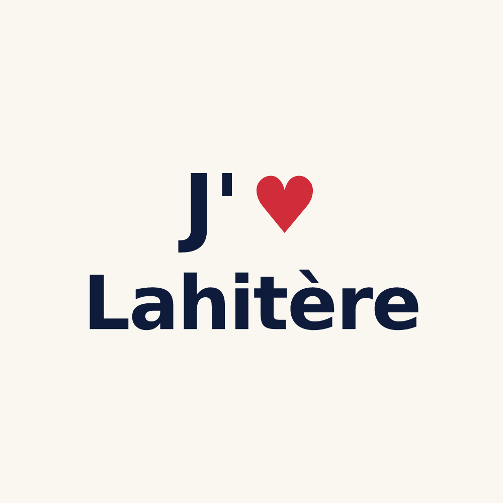 Tasse personnalisée Lahitère — design J'aime Lahitère