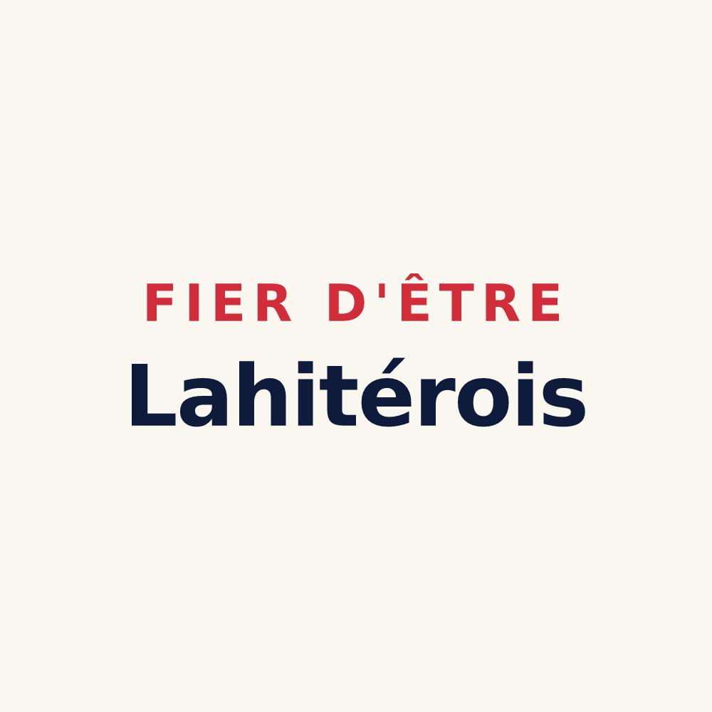 Tasse « Fier d'être Lahitérois » — design pour Lahitère