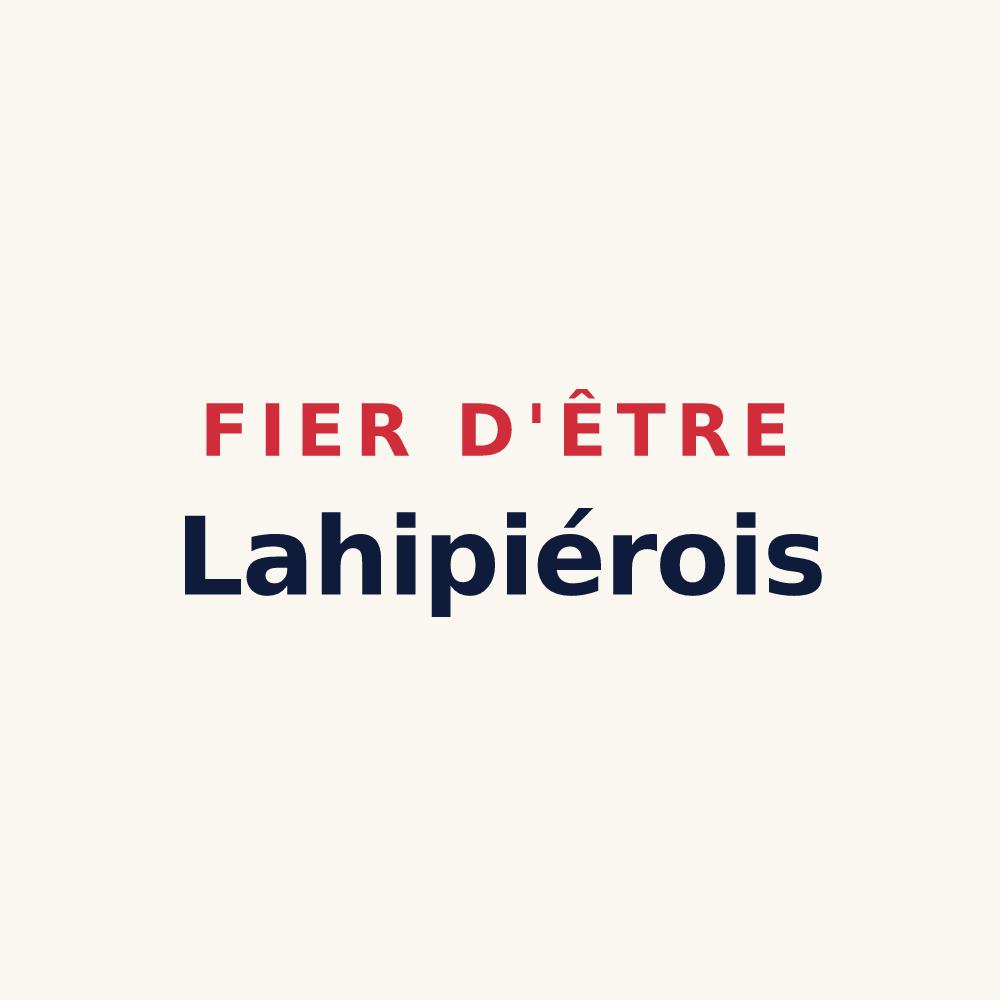 Tasse « Fier d'être Lahipiérois » — design pour Lahitte-Toupière