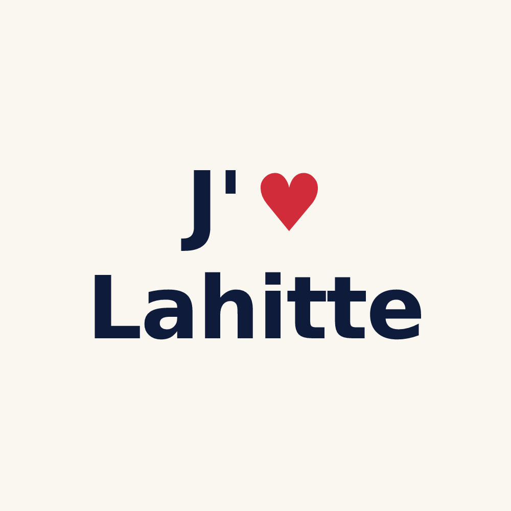 Tasse personnalisée Lahitte — design J'aime Lahitte