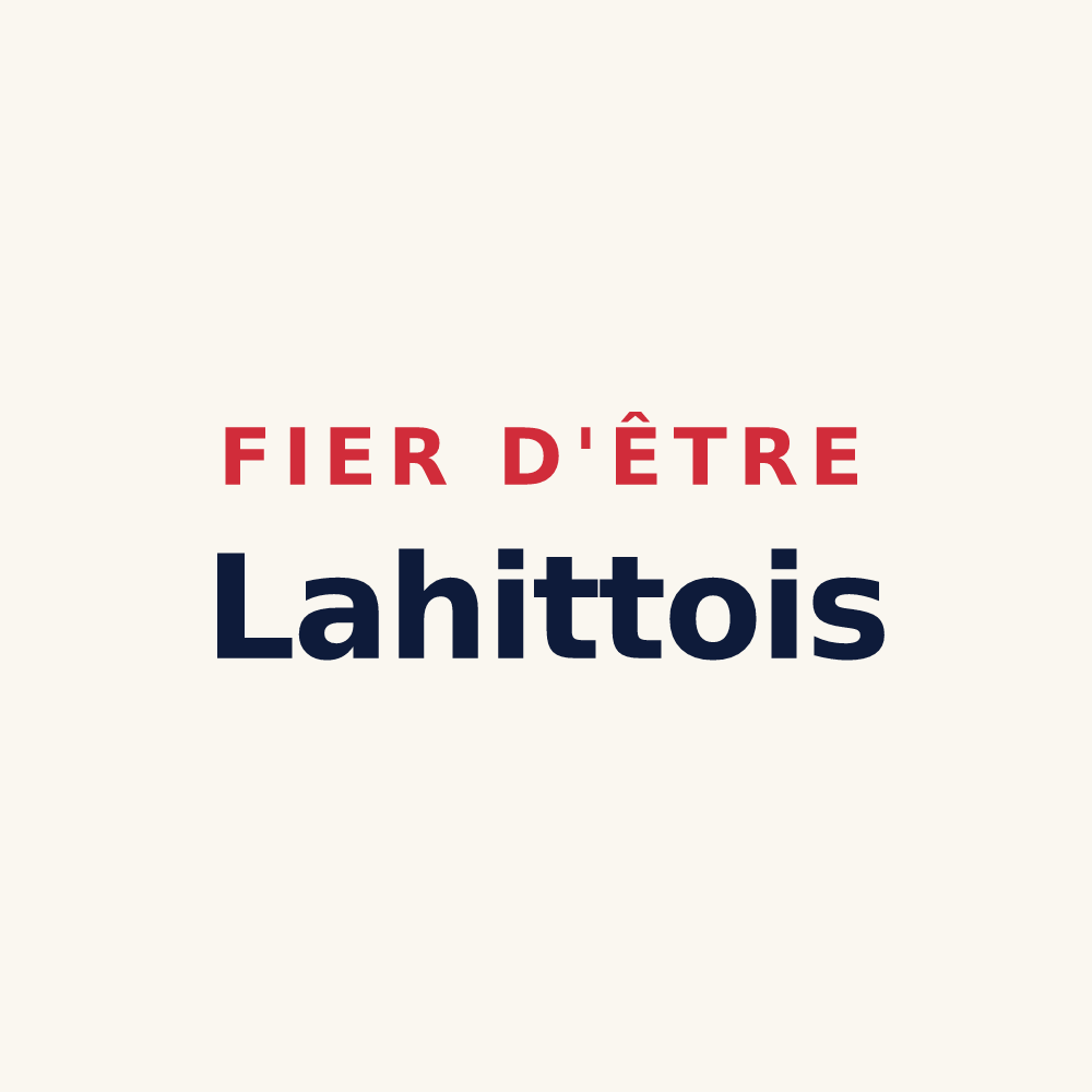 Tasse « Fier d'être Lahittois » — design pour Lahitte