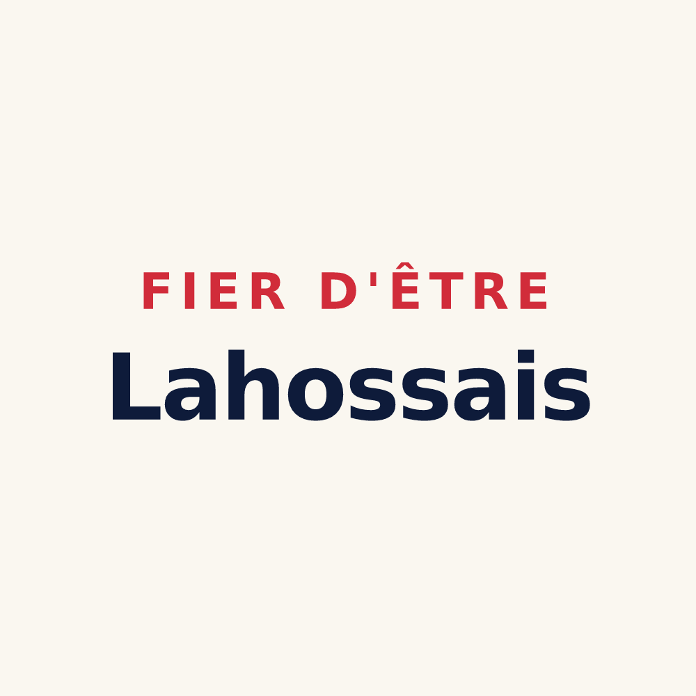 Tasse « Fier d'être Lahossais » — design pour Lahosse