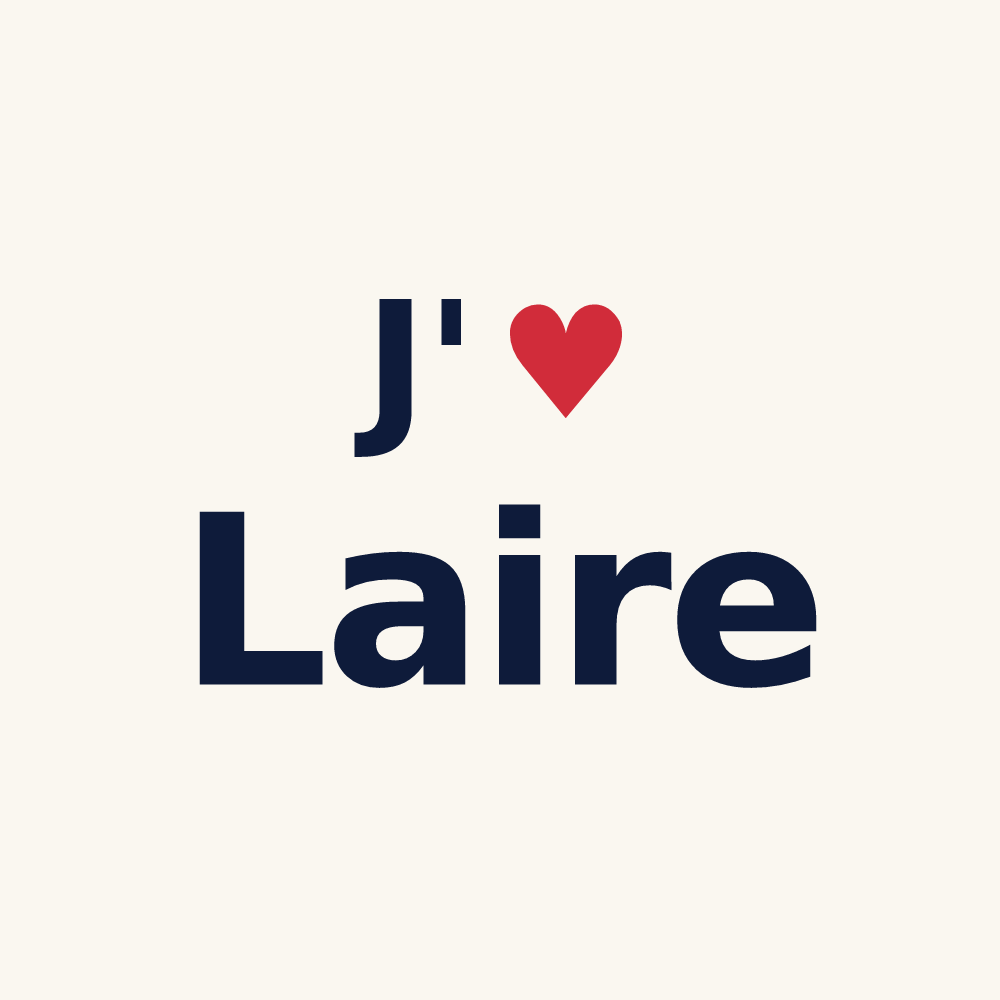 Tasse personnalisée Laire — design J'aime Laire