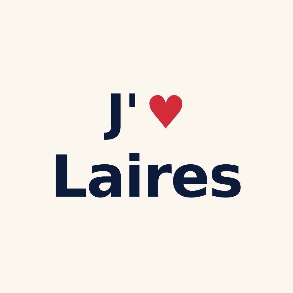 Tasse personnalisée Laires — design J'aime Laires
