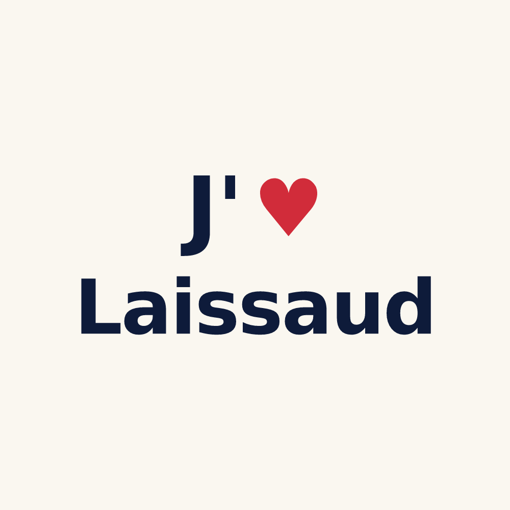 Tasse personnalisée Laissaud — design J'aime Laissaud