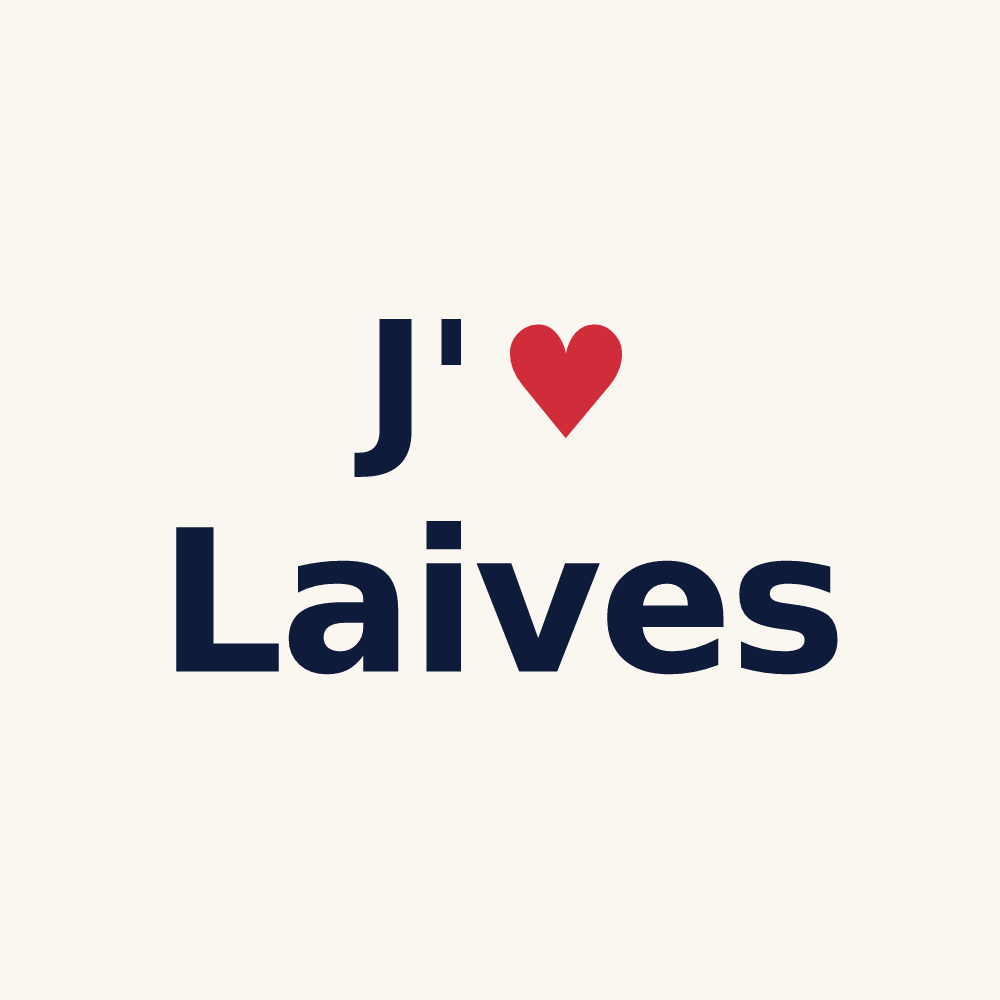 Tasse personnalisée Laives — design J'aime Laives
