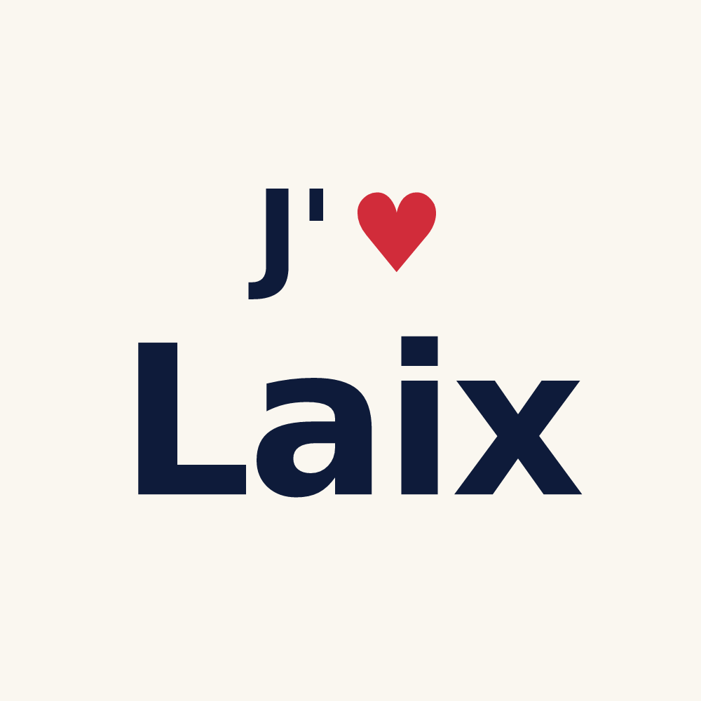 Tasse personnalisée Laix — design J'aime Laix