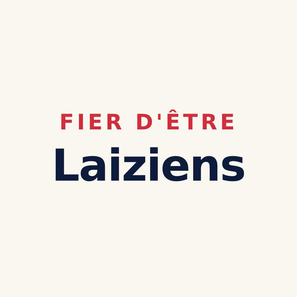Tasse « Fier d'être Laiziens » — design pour Laize-Clinchamps