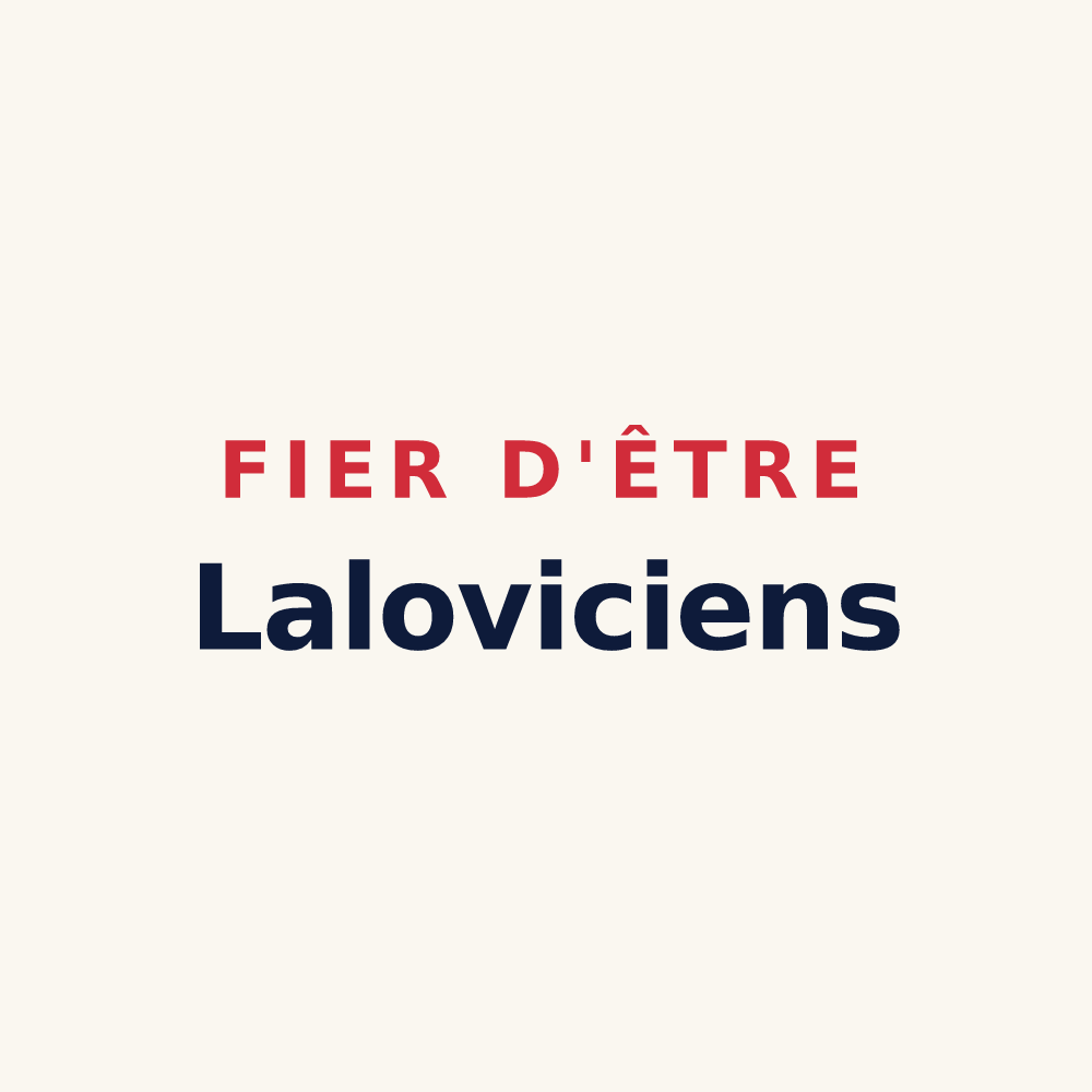 Tasse « Fier d'être Laloviciens » — design pour Lalœuf
