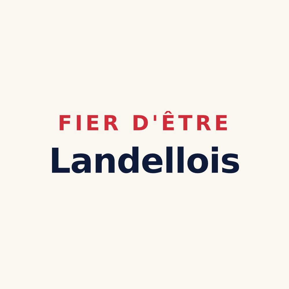Tasse « Fier d'être Landellois » — design pour Lalandelle
