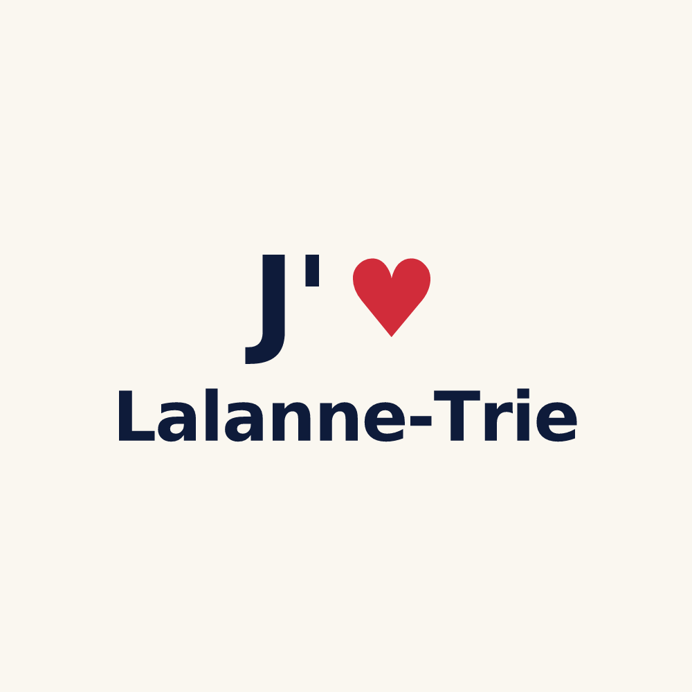 Tasse personnalisée Lalanne-Trie — design J'aime Lalanne-Trie