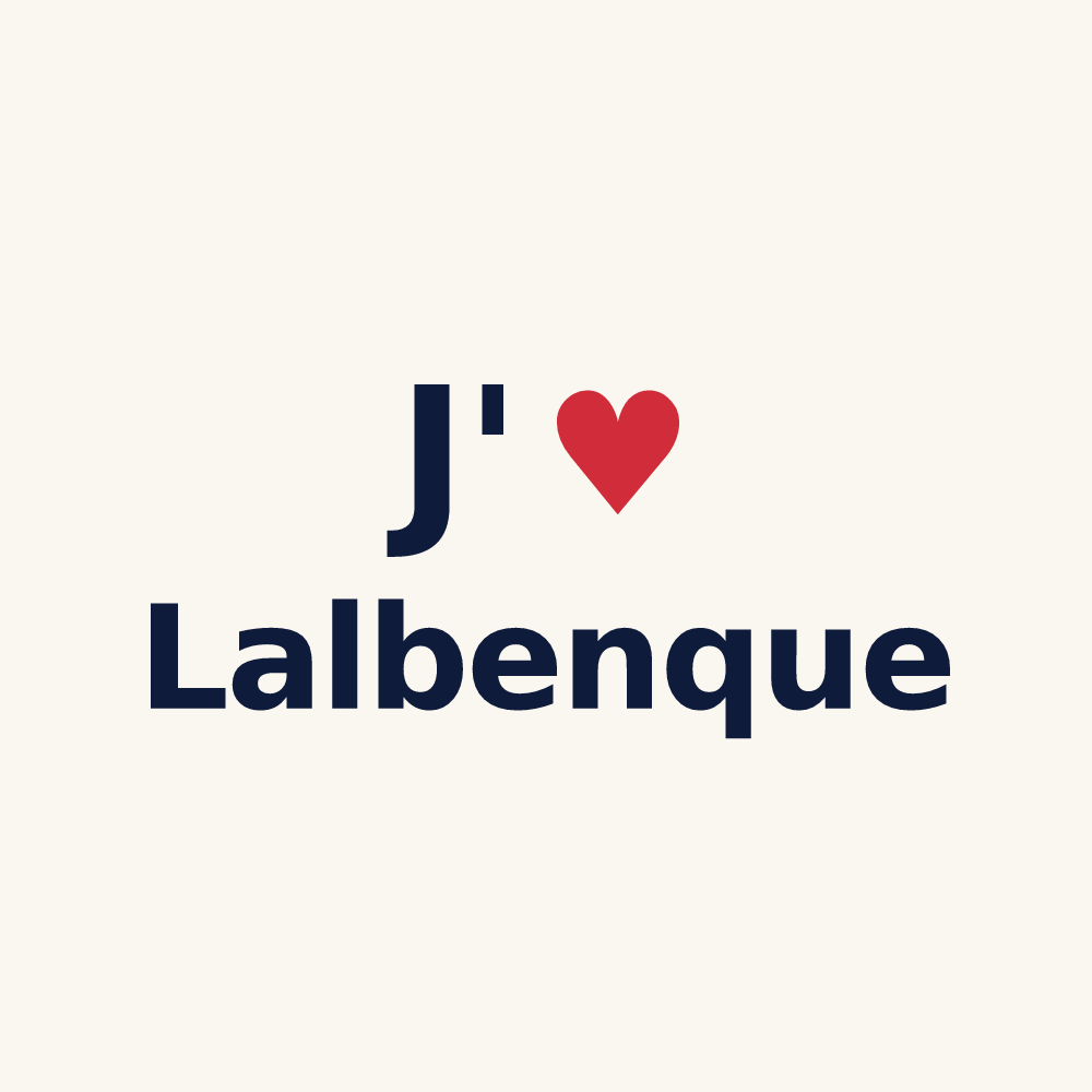 Tasse personnalisée Lalbenque — design J'aime Lalbenque