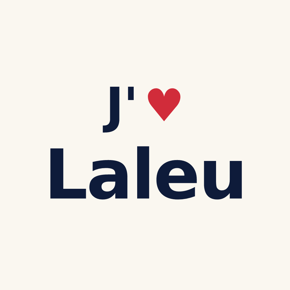 Tasse personnalisée Laleu — design J'aime Laleu