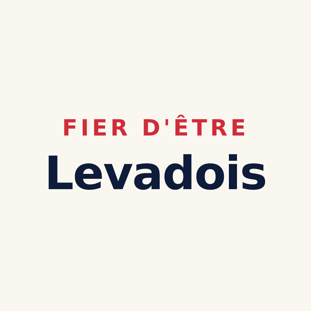 Tasse « Fier d'être Levadois » — design pour Lalevade-d'Ardèche