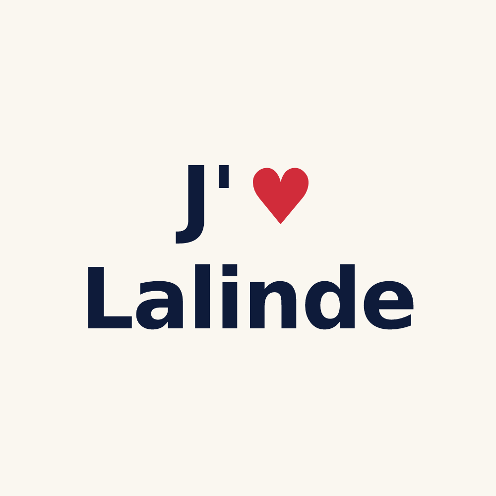 Tasse personnalisée Lalinde — design J'aime Lalinde