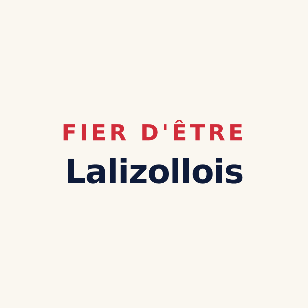Tasse « Fier d'être Lalizollois » — design pour Lalizolle