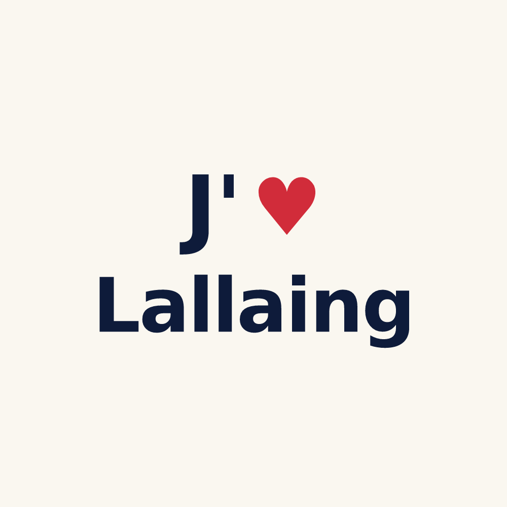Tasse personnalisée Lallaing — design J'aime Lallaing