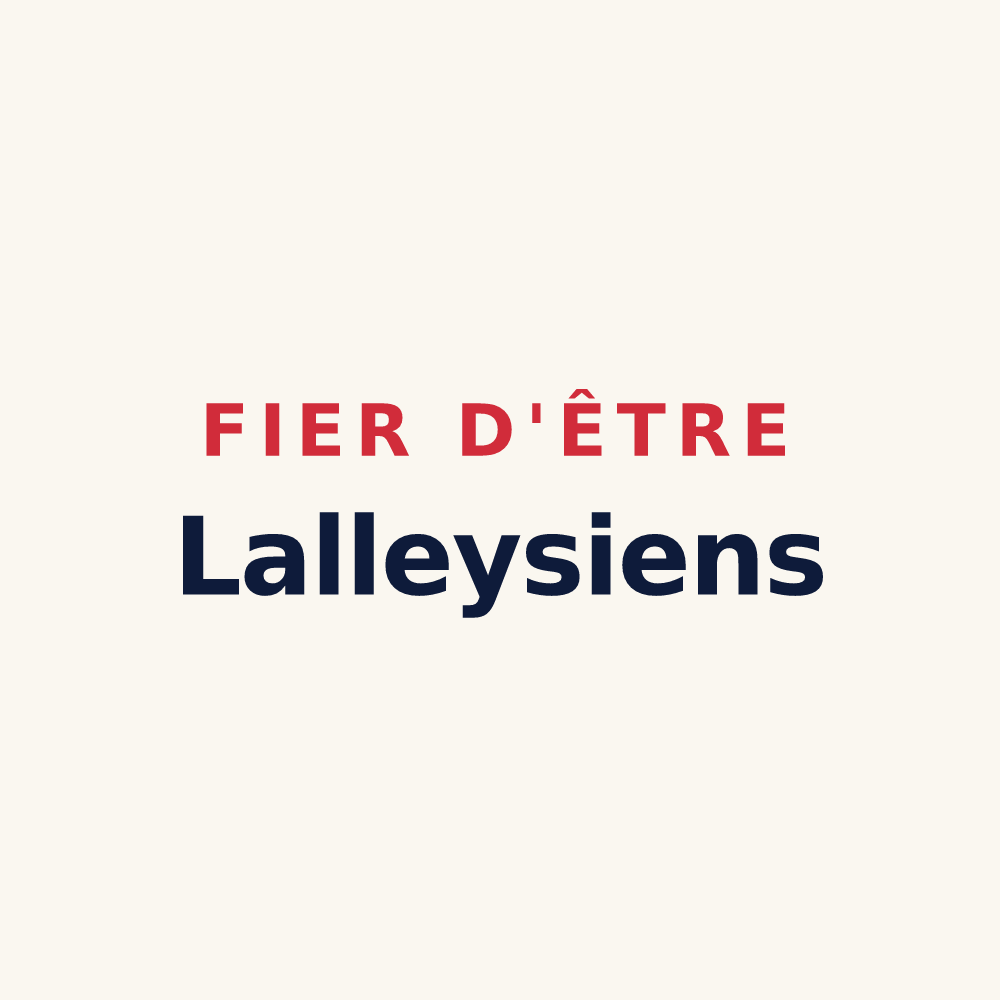 Tasse « Fier d'être Lalleysiens » — design pour Lalley